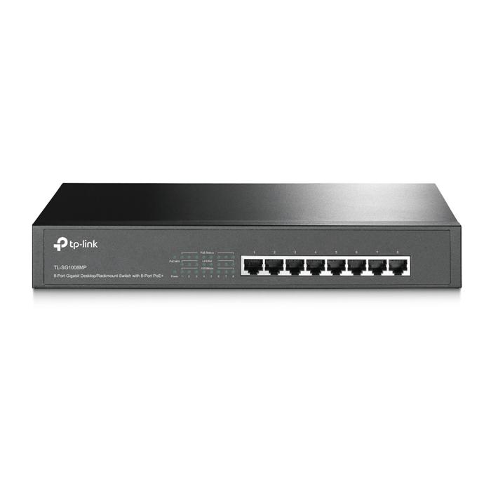 TP-Link TL-SG1008MP: 8-port Gigabit Ethernet Switch with PoE+