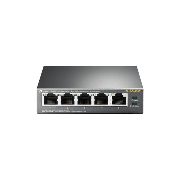 Network switch with multiple ports on a white background