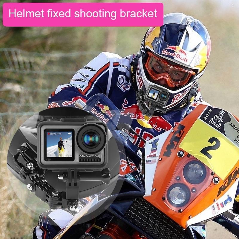 NNEIDS Multi-Joint Arm Mount Set For Cycling Helmets - Compatible With Dji Action Gopro And Other Action Cameras-4