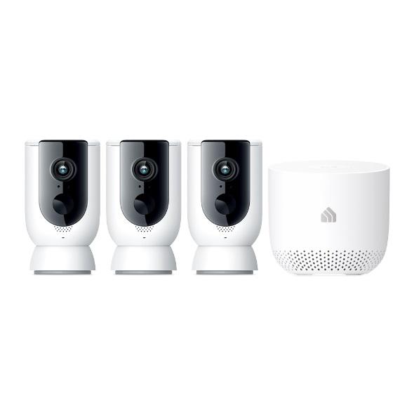 TP-Link Kasa Smart Wire-Free Camera System KC300S3 3x Camera, 1x Hub,