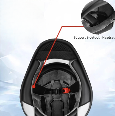 Motorcycle FBR Full Face Retro Helmet-4