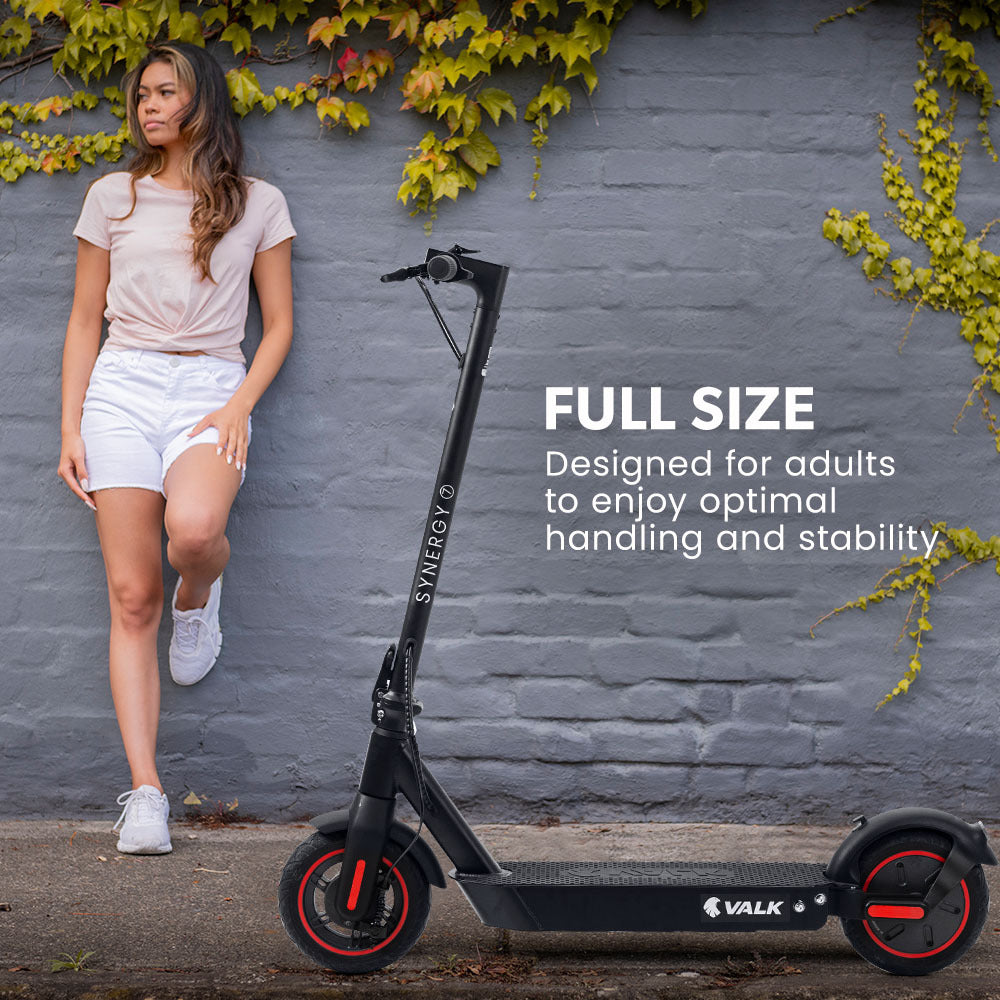 NNEMB Synergy 7 MkII Electric Scooter 500W 15Ah-Motorised eScooter for Adults-Black/Red-4