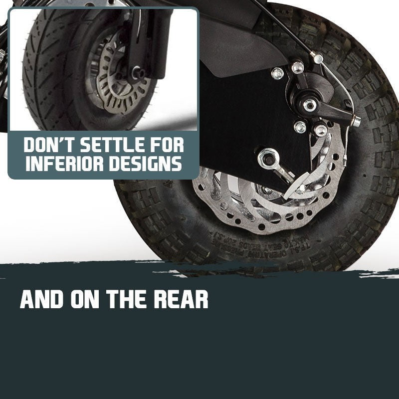 NNEDSZ Stealth 1-6 1000W Electric Scooter 48V - Turbo w/ LED for Adult/Child-2