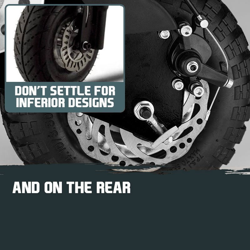 NNEDSZ RPZ1600 Series 1000W Electric Scooter 48V - Turbo w/ LED for Adults/Child-2