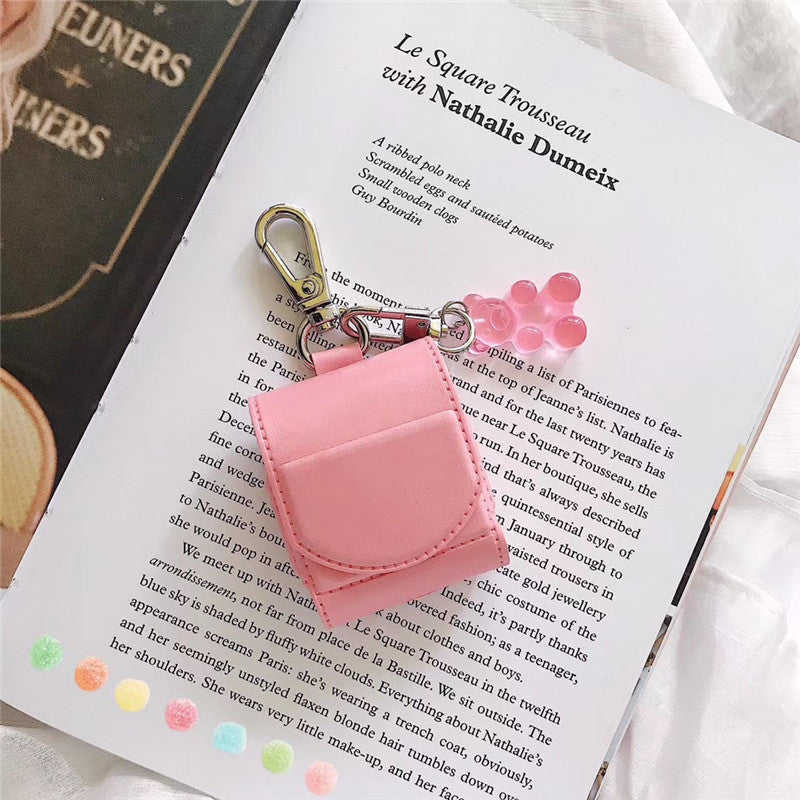 3D Cherry AirPods Case Crystal bear airpods pro case