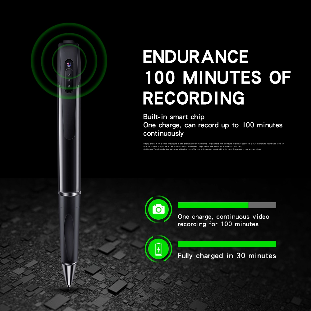 1080P HD Hidden Pen Camera Mini Camera Pen