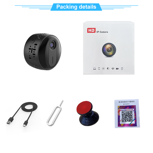 2MP 1080P Mini Wifi Camera Home Security Camcorder