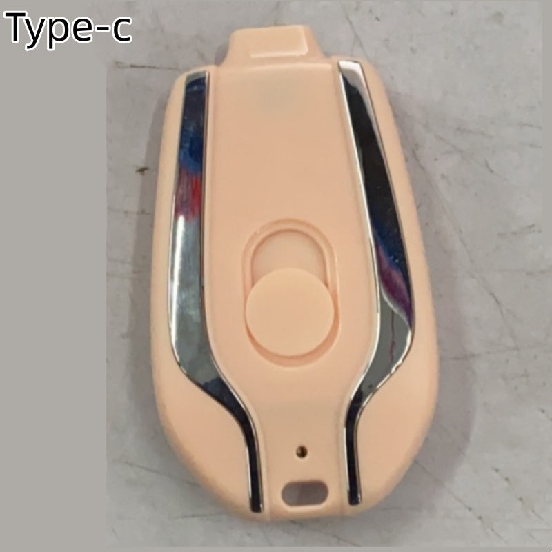 1500mAh Mini Power Emergency Pod Keychain Charger With Type-C Ultra-Compact Mini Battery Pack Fast Charging Backup Power Bank Raee Industries