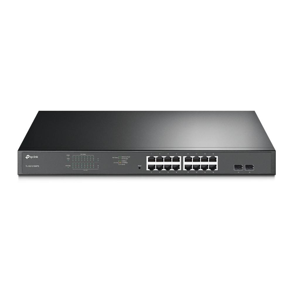TP-Link TL-SG1218MPE JetStream 16-Port Gigabit Easy Smart PoE/PoE+