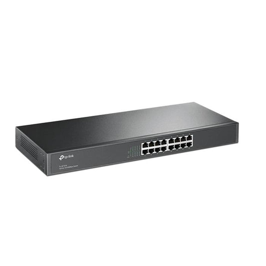 TP-Link TL-SF1016:  16-port Unmanaged 10/100M Rackmount Ethernet