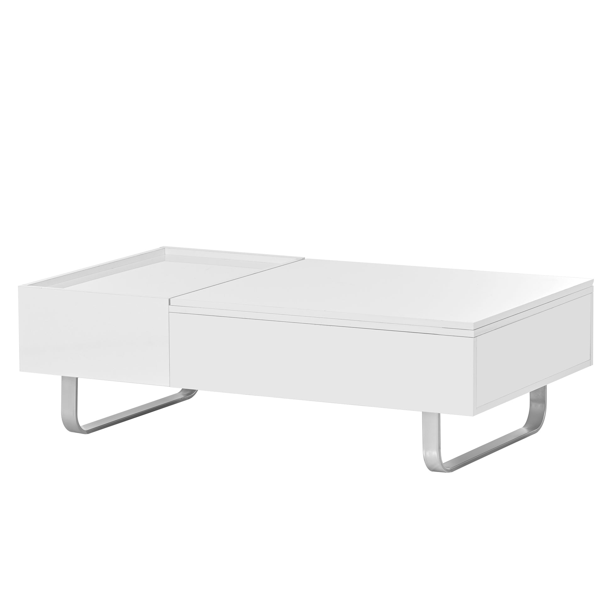 Coffee Table, Accent Furniture Home Decor, Open Storage Shelf, Storage Coffee Table with Hidden Compartment and Adjustable Storage Shelf, Lift Table -top Dining Table for Living room color. Raee-Industries.