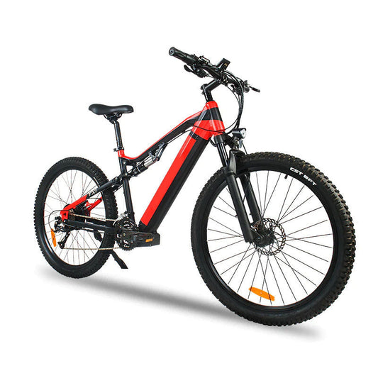 ⚡ Siroock™ Red 500W eMTB – 27.5" Electric Mountain Bike (48V, 7-Speed,