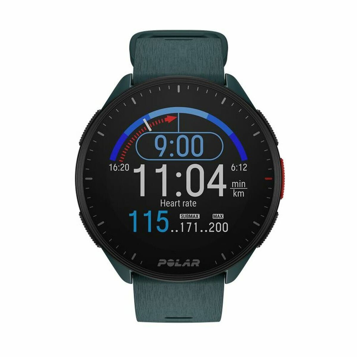 Raee Industries Smart Watch with Pedometer Running Polar Pacer 45 mm Green