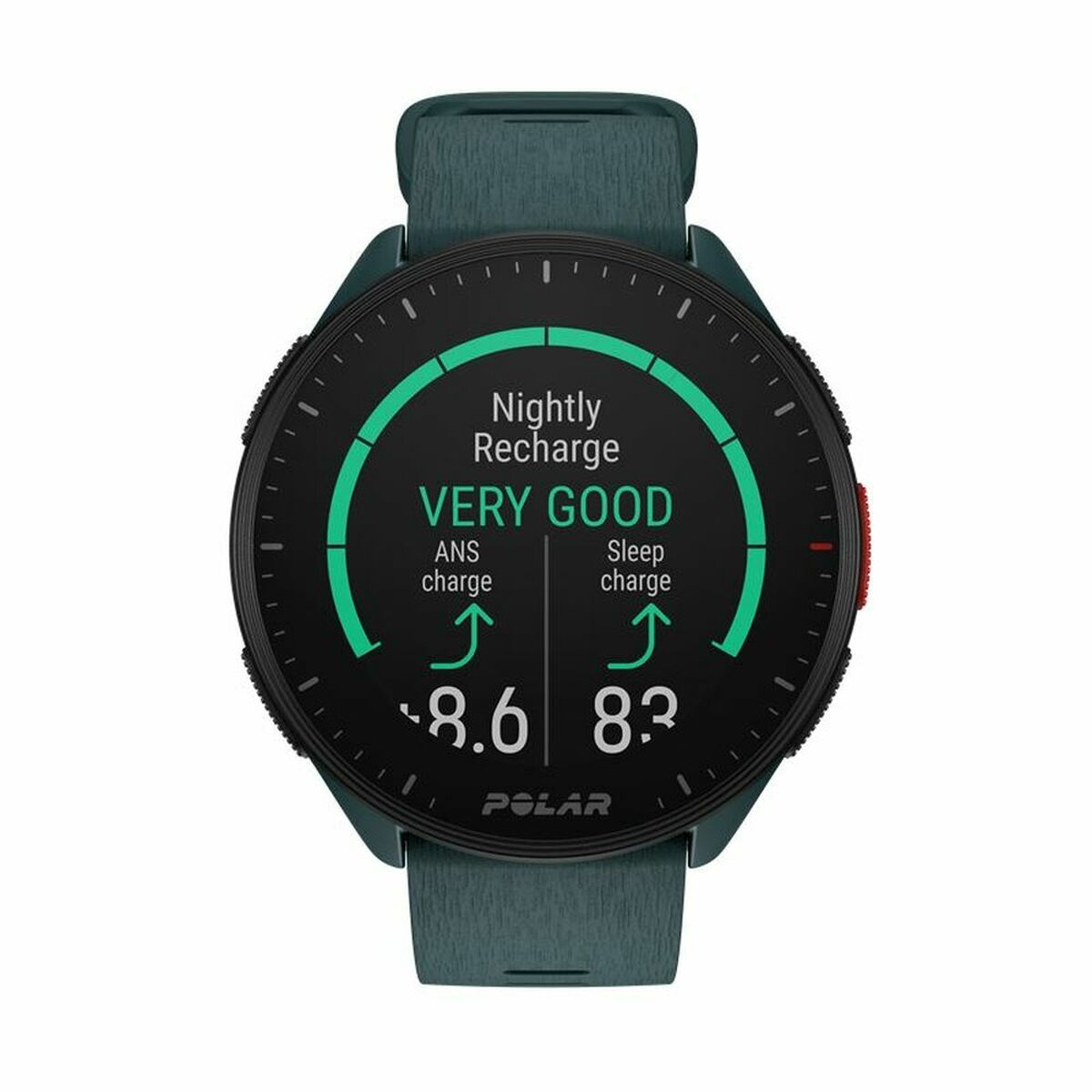 Raee Industries Smart Watch with Pedometer Running Polar Pacer 45 mm Green