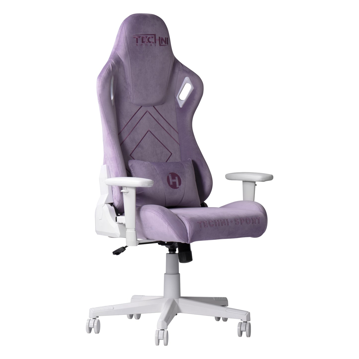 Techni Sport TSF45C Velvet Memory Foam Gaming Chair – Purple