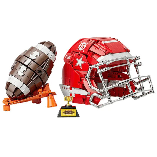 Football Helmet and Ball 1037pcs-0
