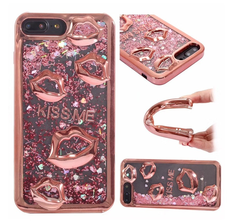 Three-dimensional lips Wallet Case with Card Holder Raee Industries