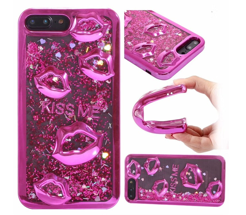 Three-dimensional lips Wallet Case with Card Holder Raee Industries