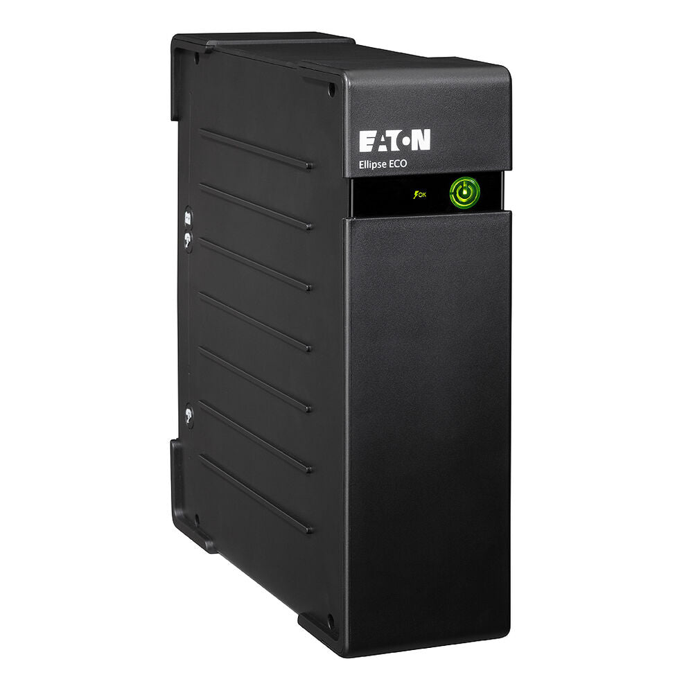 Black Eaton UPS device on a white background. Cybersecurity Solutions