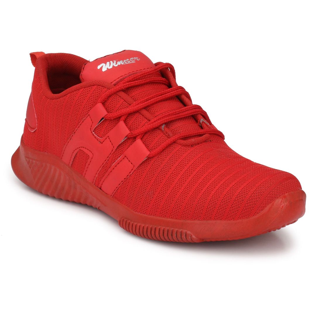 Generic Men's Red Color Mesh Material  Casual