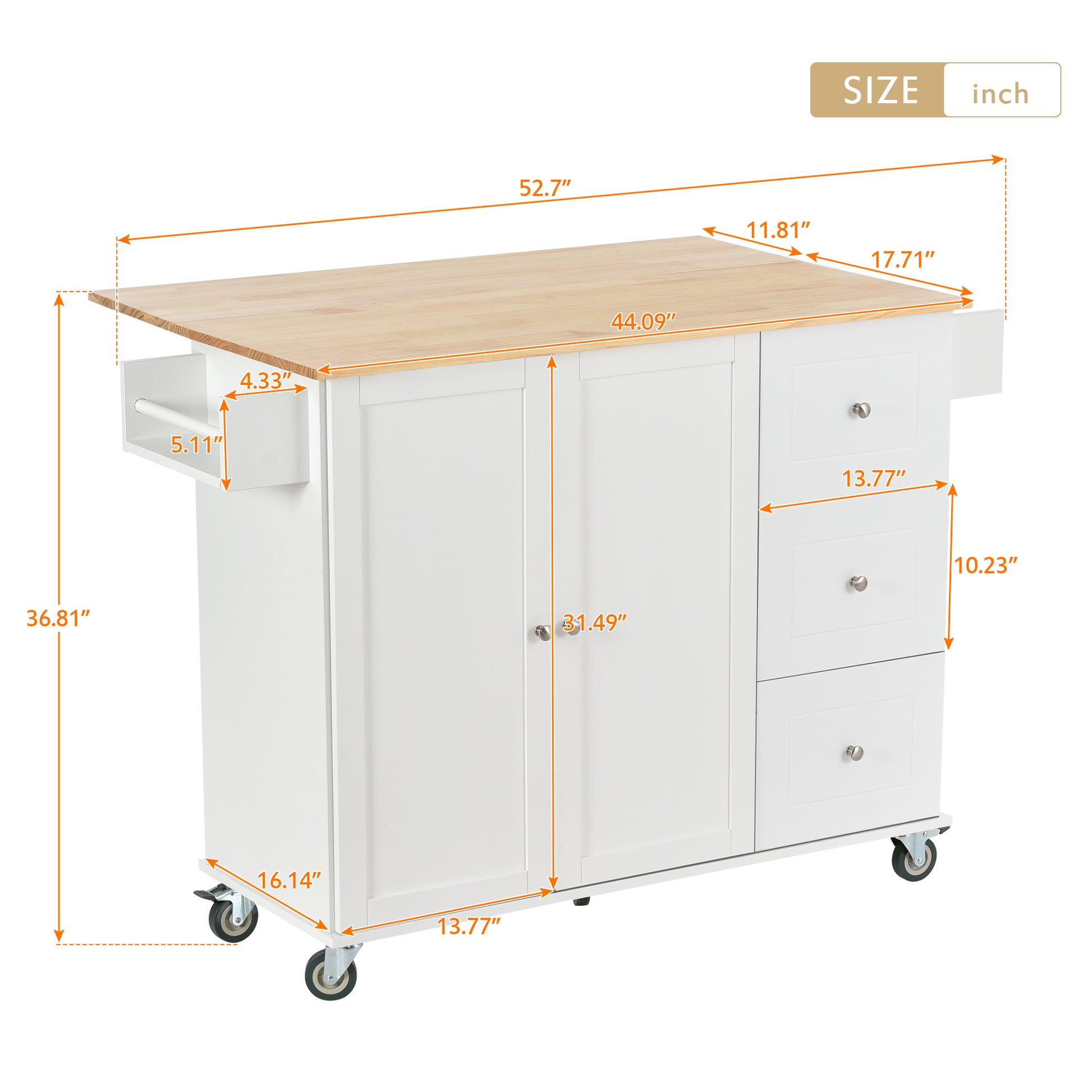 Home Improvement, Mobile Kitchen Cart, Furniture. Raee-Industries.