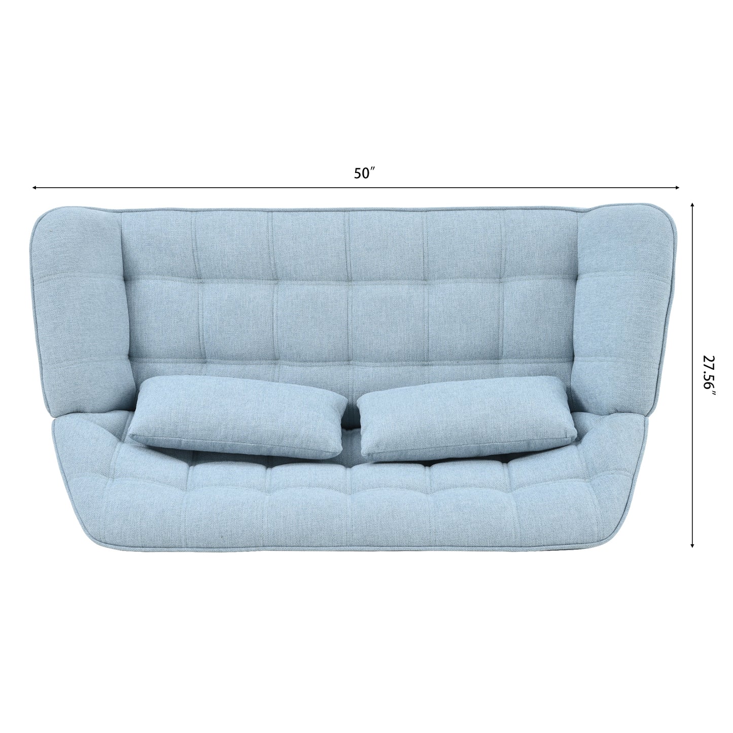 50 "width Loveseat sofa - Ergonomic with pillow