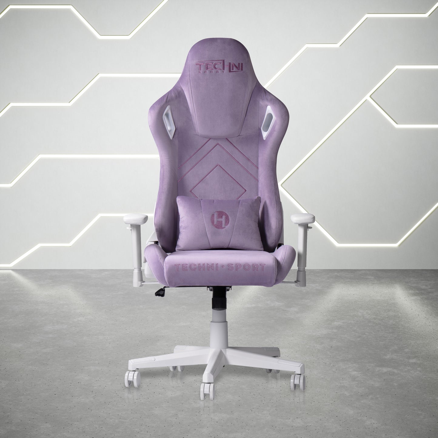 Techni Sport TSF45C Velvet Memory Foam Gaming Chair – Purple