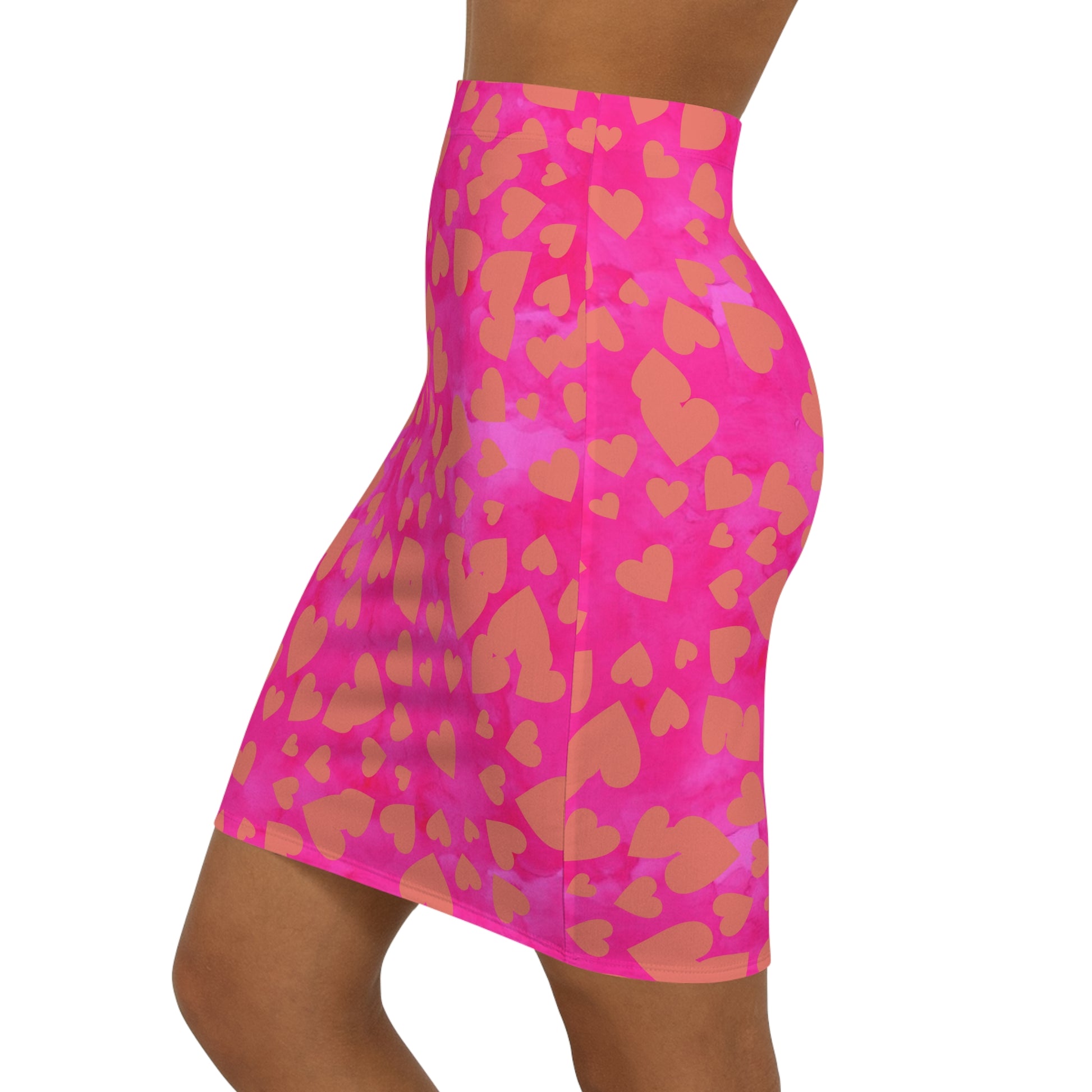 Floral, vector pattern, colorful design mini skirts.