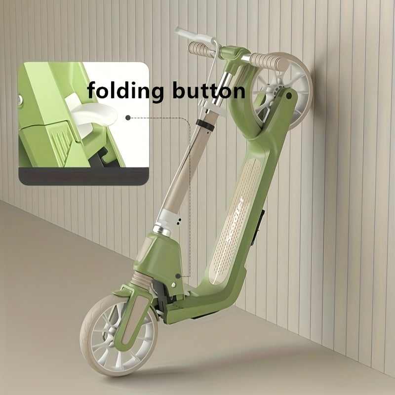 NNETM Adult Scooter PU Wheels Suspension Brake-4