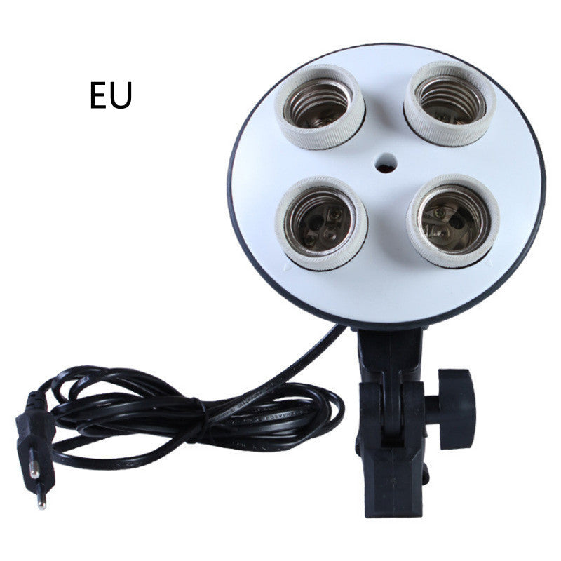 Ceramic quadruple lamp holder for studio shooting Raee