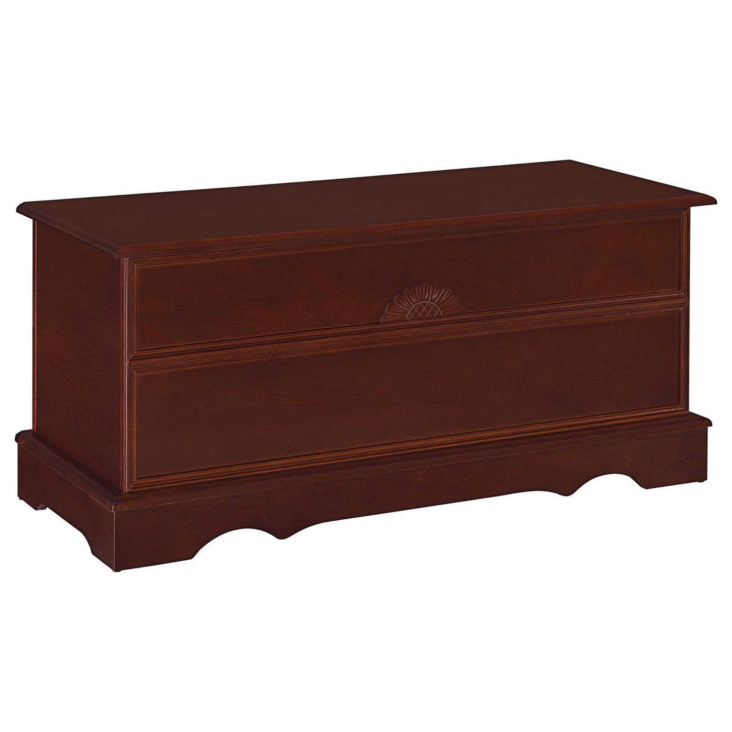 Warm Brown Rectangular Cedar Chest