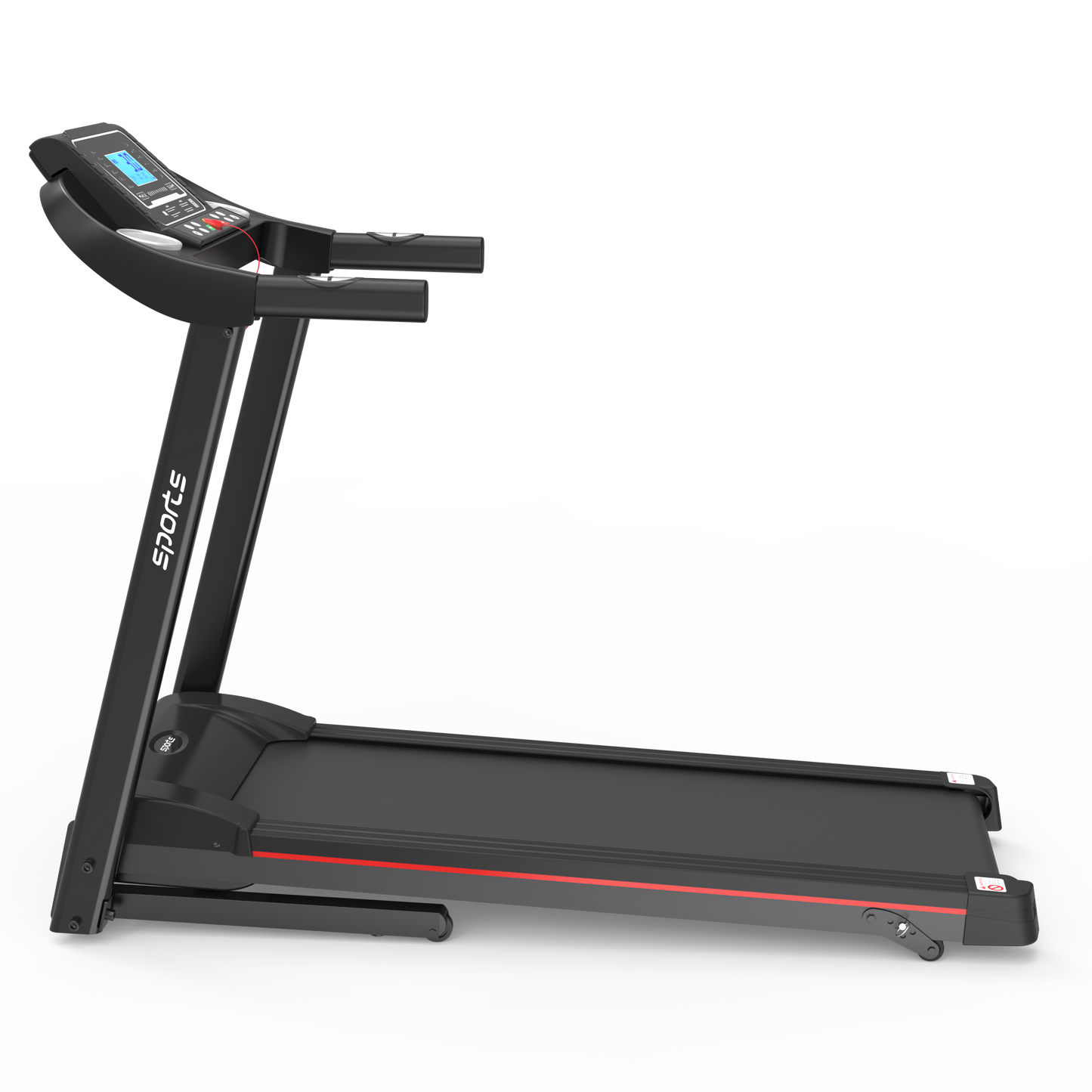 Fitshow App Home Foldable Treadmill with Incline, Folding Treadmill for Home Workout, Electric Walking Treadmill Machine 5" LCD Screen 250 LB Capacity Bluetooth Music