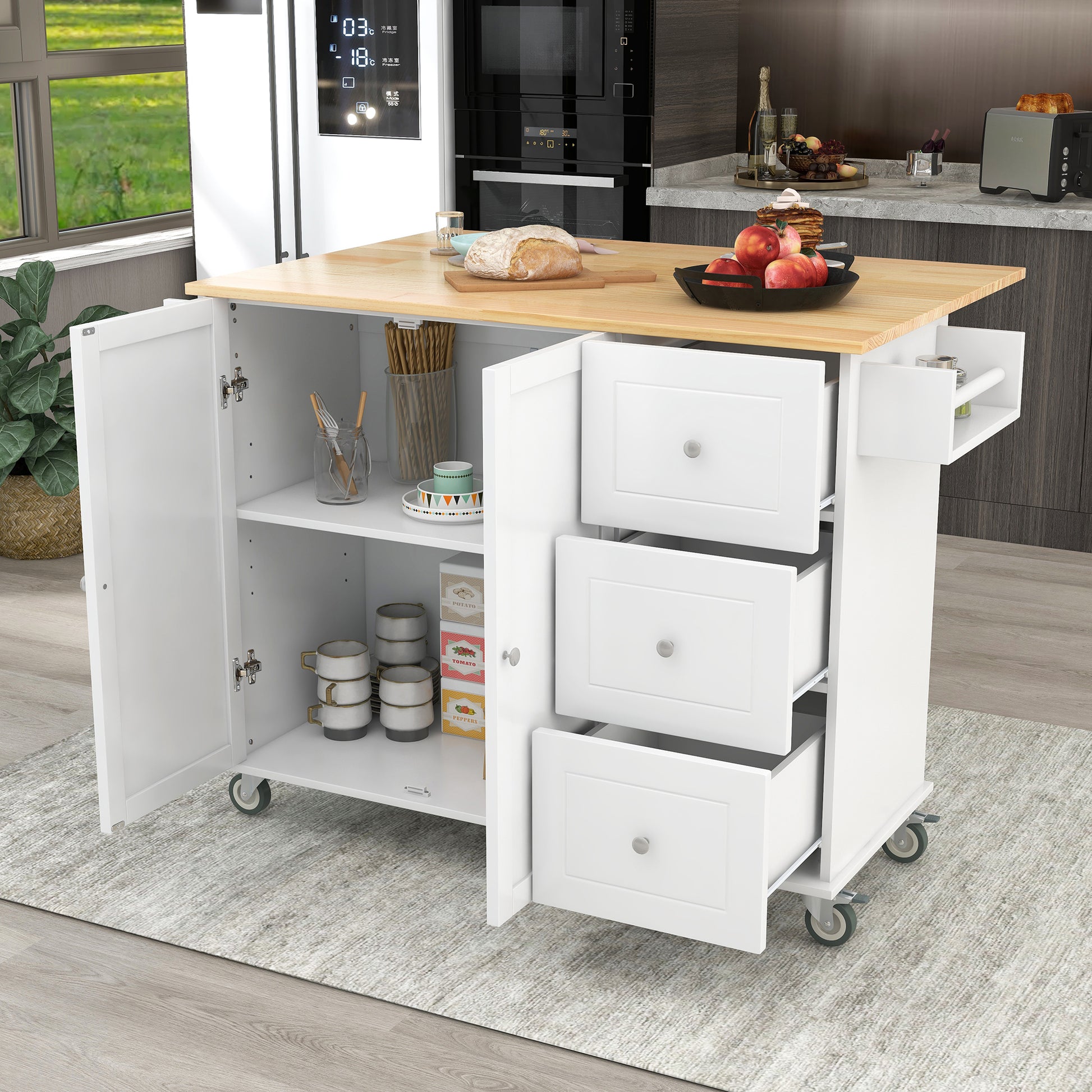 Home Improvement, Mobile Kitchen Cart, Furniture. Raee-Industries.