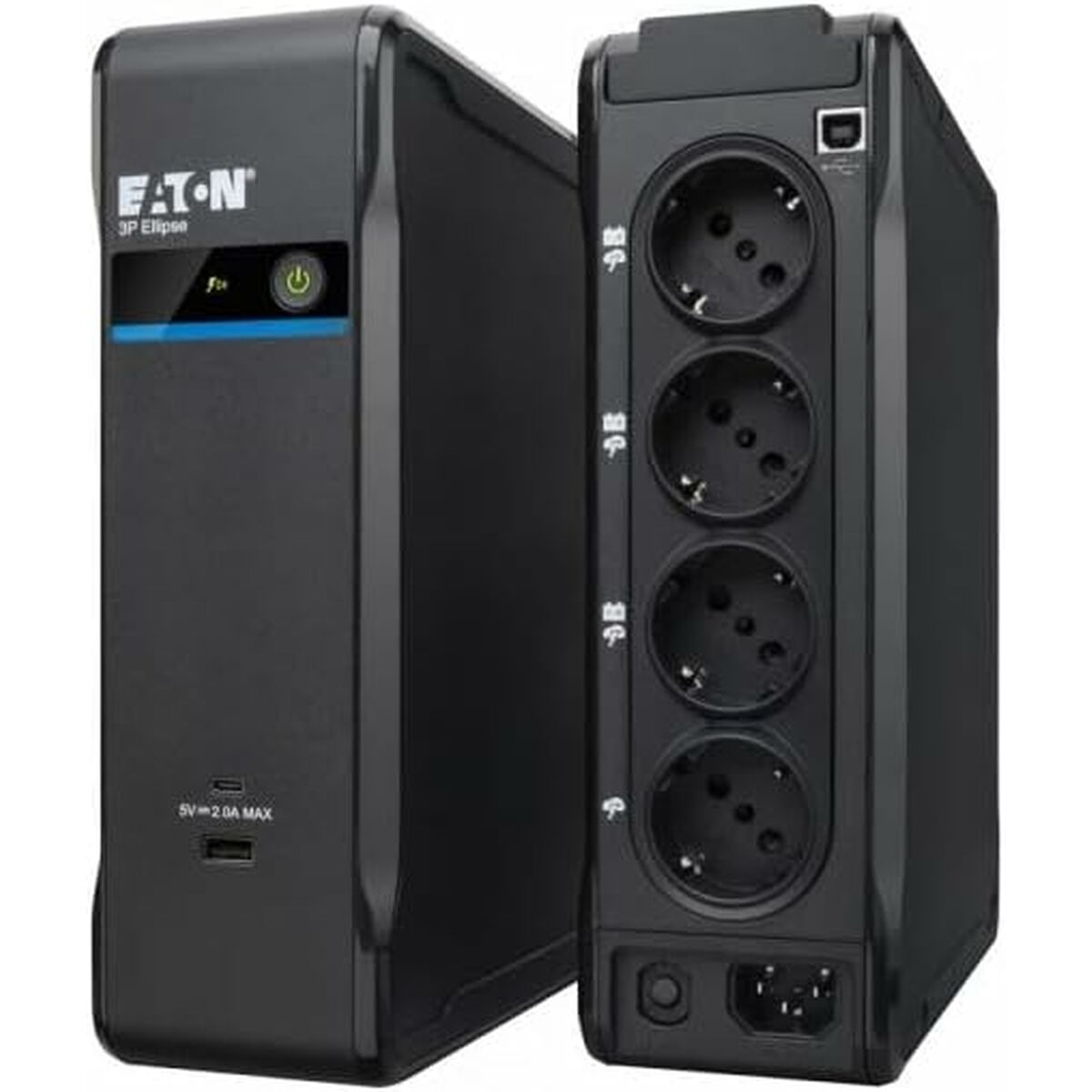 Uninterruptible Power Supply System Interactive UPS Eaton 3P ELLIPSE 900 USB DIN 540W-1