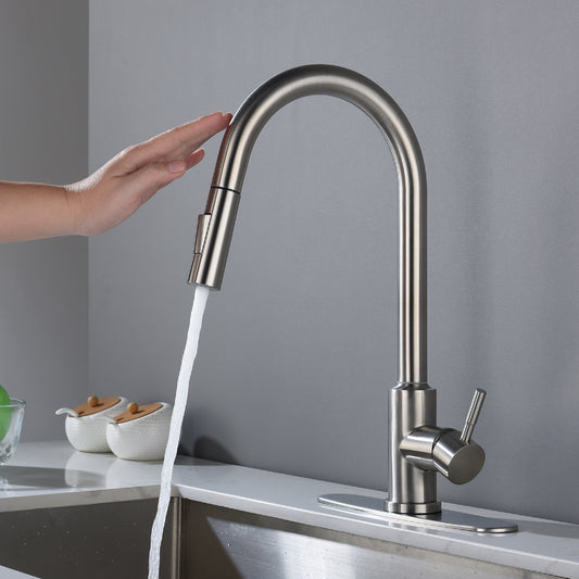 Touch Kitchen Faucet with Pull Down Sprayer