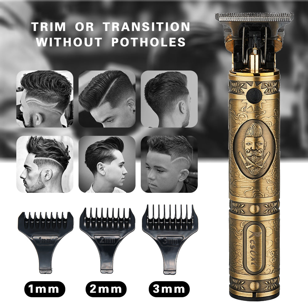 Hair Clippers for Men Professional Trimmer & Grooming Set with LED