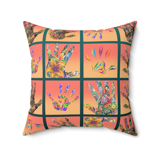 Beautiful, comfy, elegant, colorful indoor pillows.