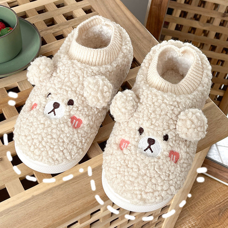 Non Slip Cartoon Cute Plush Slippers. Raee-Industries.