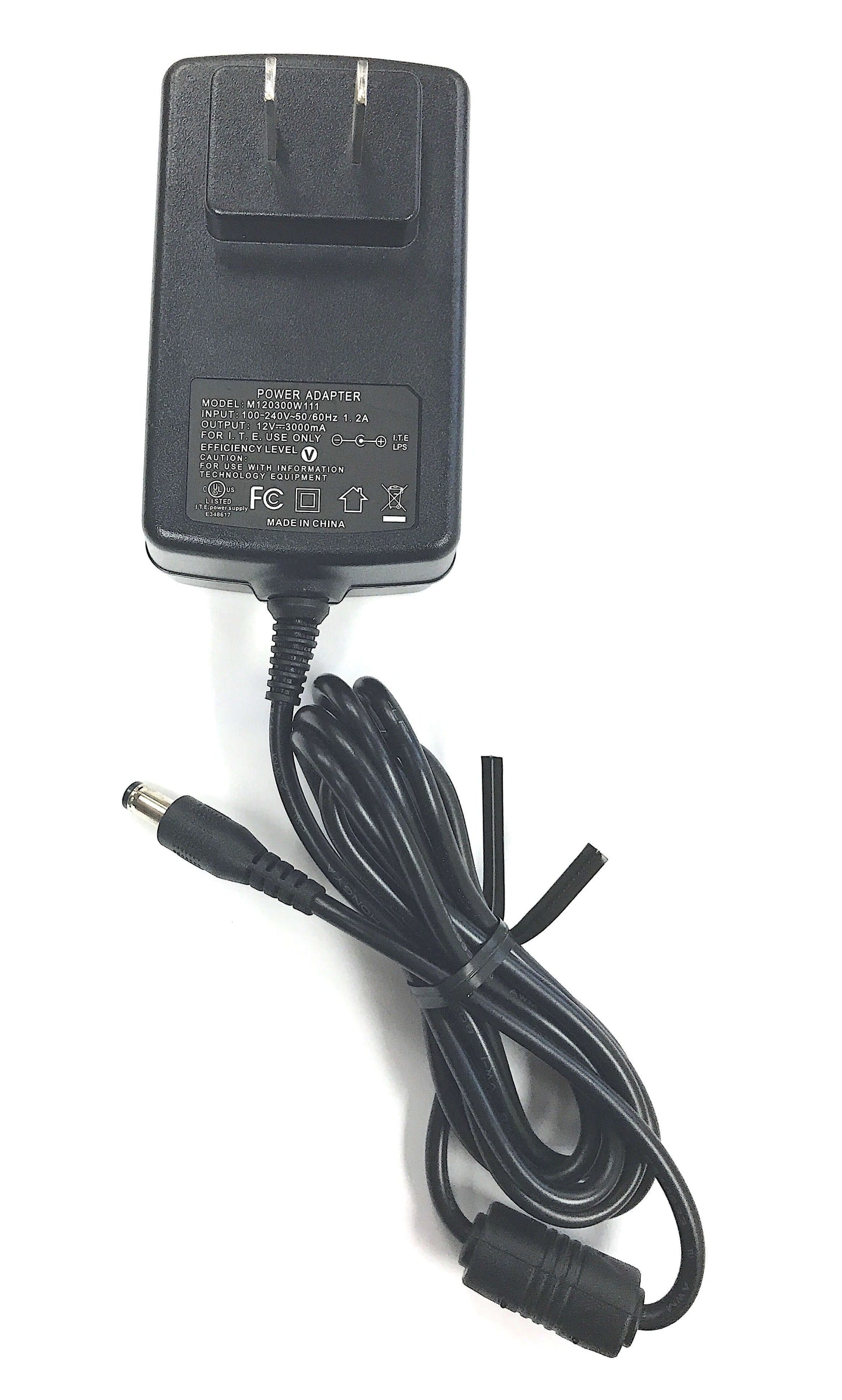 Naxa AC Adapter Power Supply Charger for LED LCD TVs and TV-DVD Televisions up to 15" (12V, 3A, 36W, 2.1mm x 5.5mm)-0