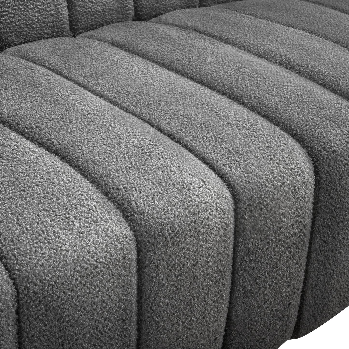 [VIDEO provided] [New] 82*30" Modern Teddy Velvet Sofa,2-3 Seat Mid Century Indoor Couch, Exquisite Upholstered Loveseat with Striped Decoration for Living Room,Bedroom,Apartment,2 Colors(2 Pillows)