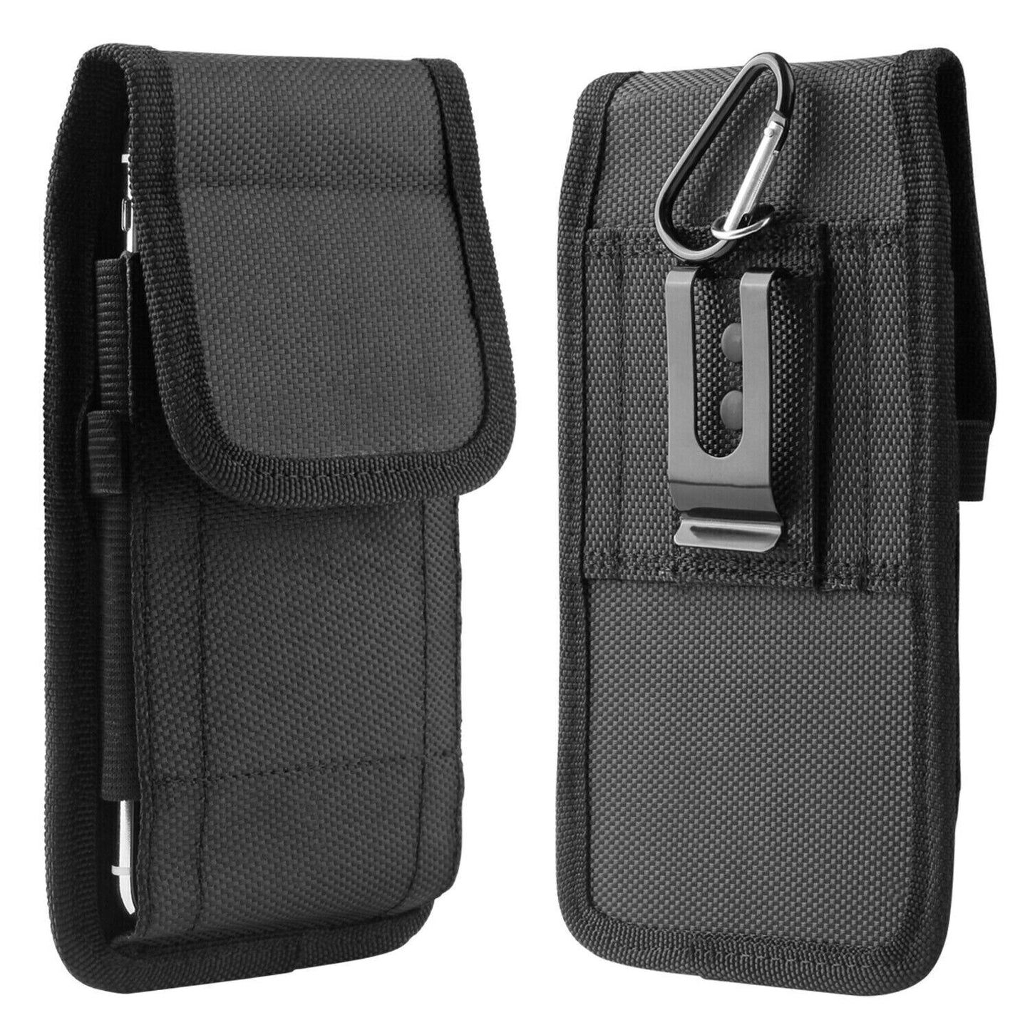 Vertical Cell Phone Holster Pouch Wallet Case With Belt Clip For