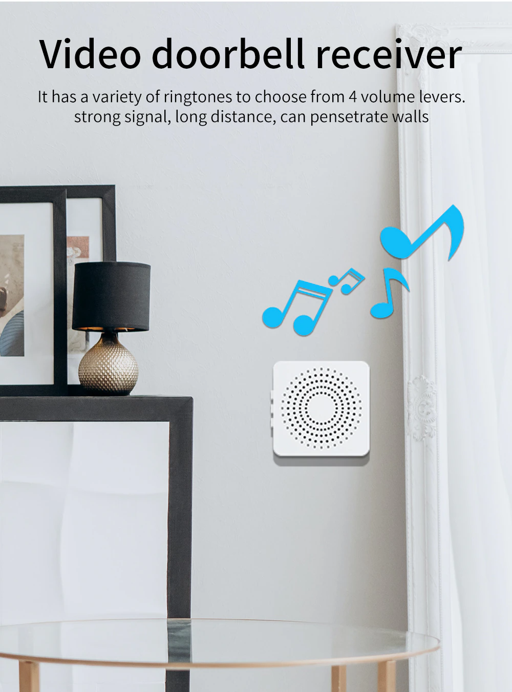 Wireless Security Smart WiFi Doorbell Intercom Video Camera Door Ring