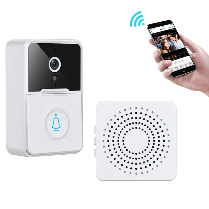 Wireless Security Smart WiFi Doorbell Intercom Video Camera Door Ring