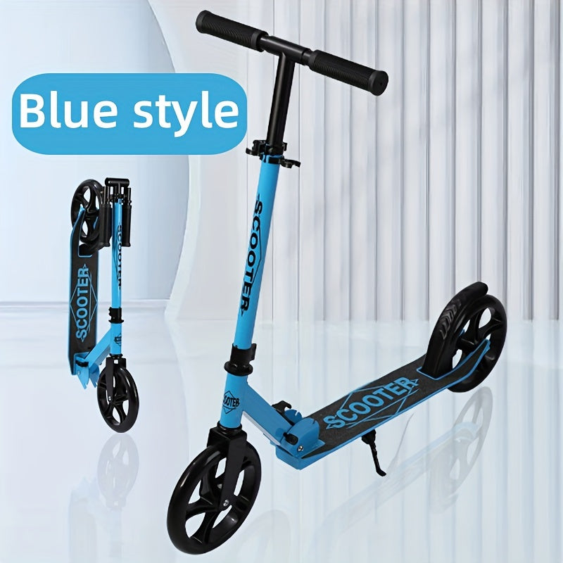 Adult Kick Scooter Foldable Iron Frame Suspension Brake-3