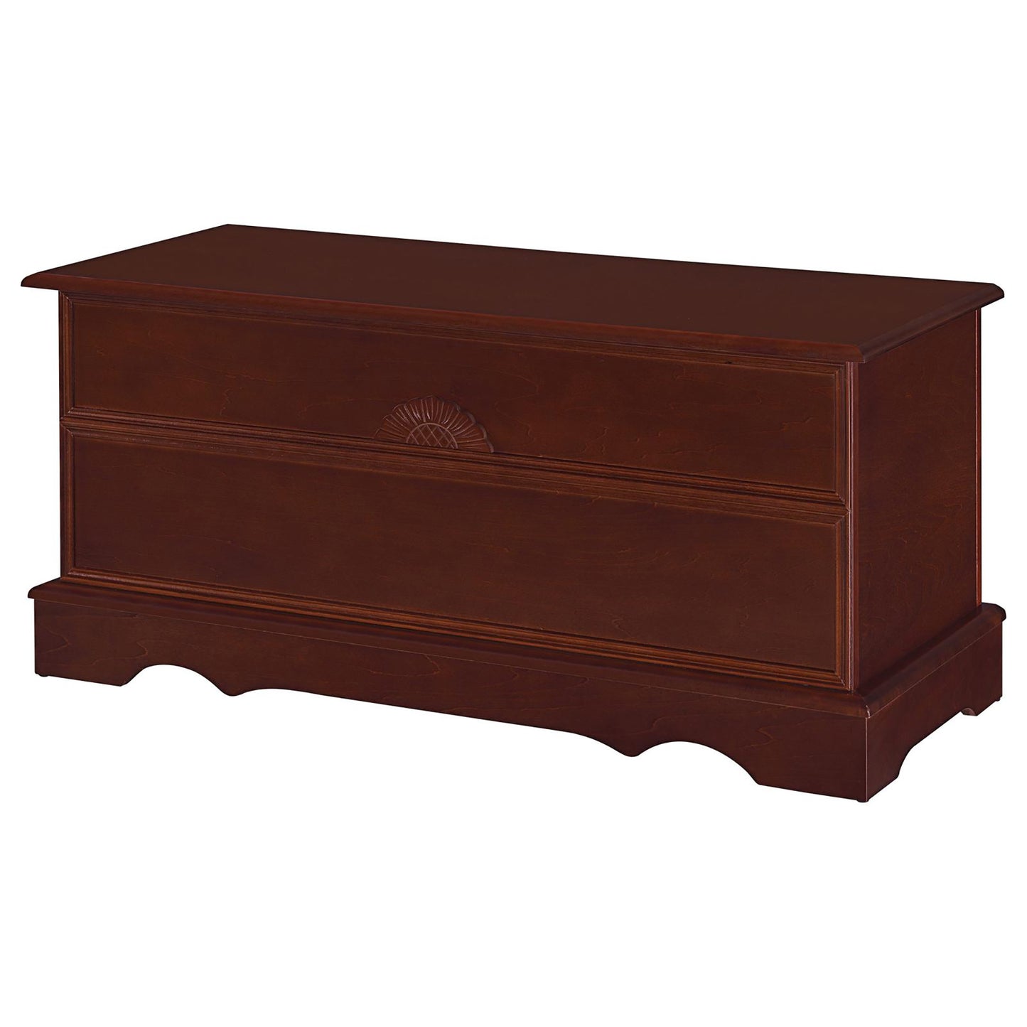 Warm Brown Rectangular Cedar Chest