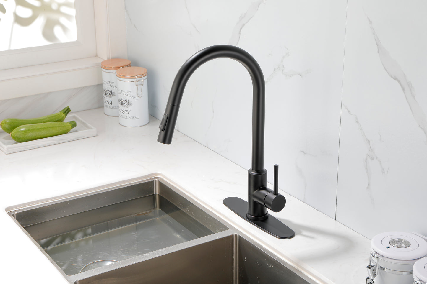 Kitchen Faucet with Pull Down Sprayer