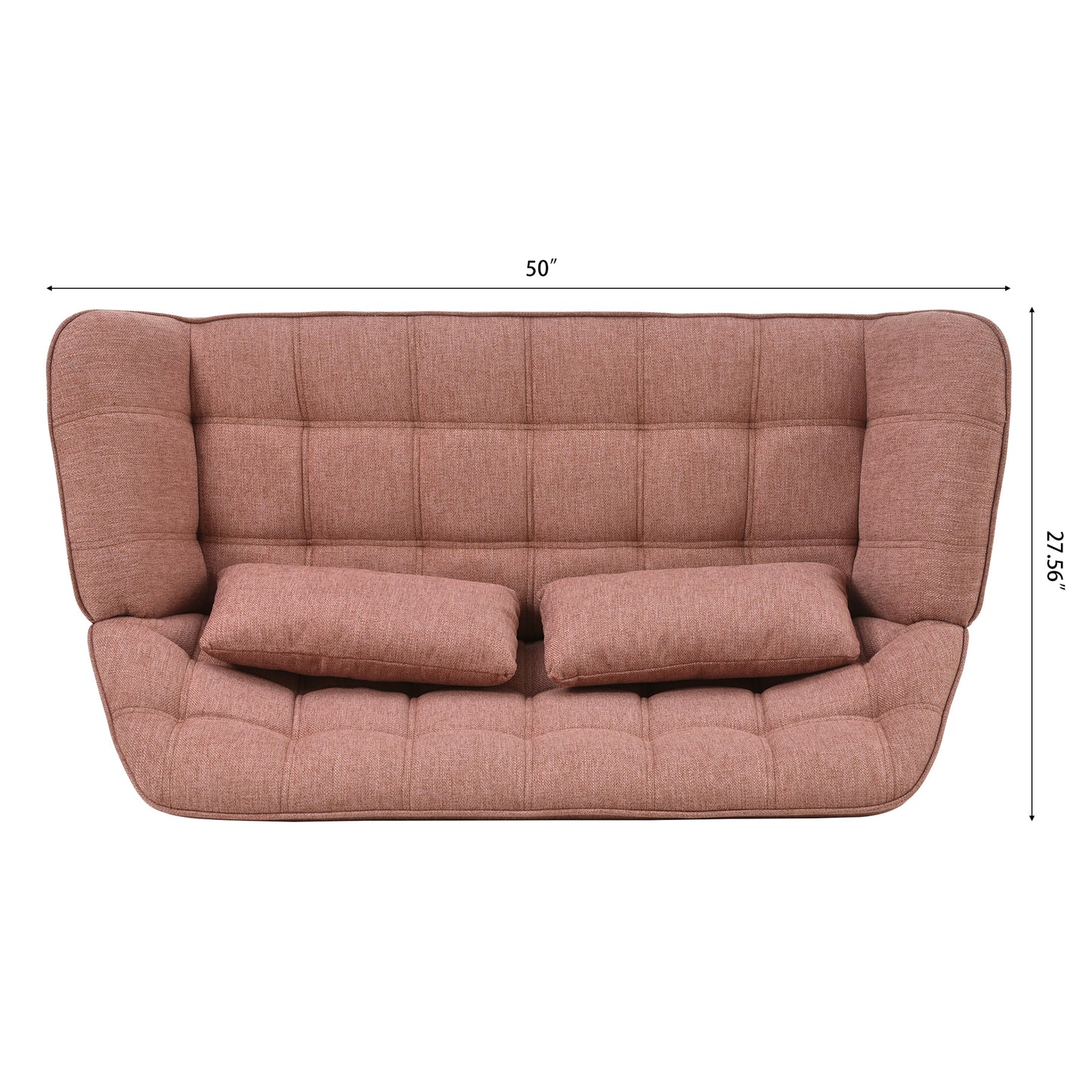 50 "width Loveseat sofa - Ergonomic with pillow