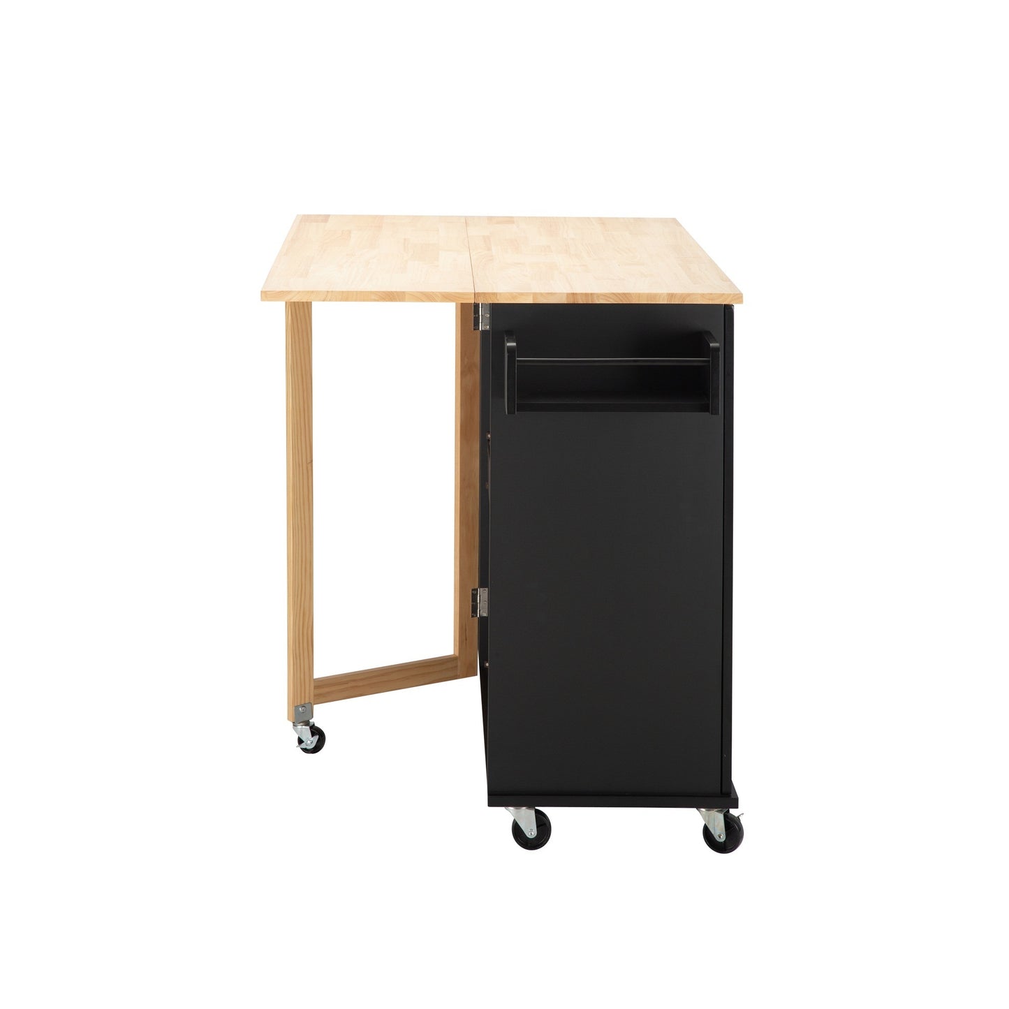 Portable kitchen island with storage. Raee Industries