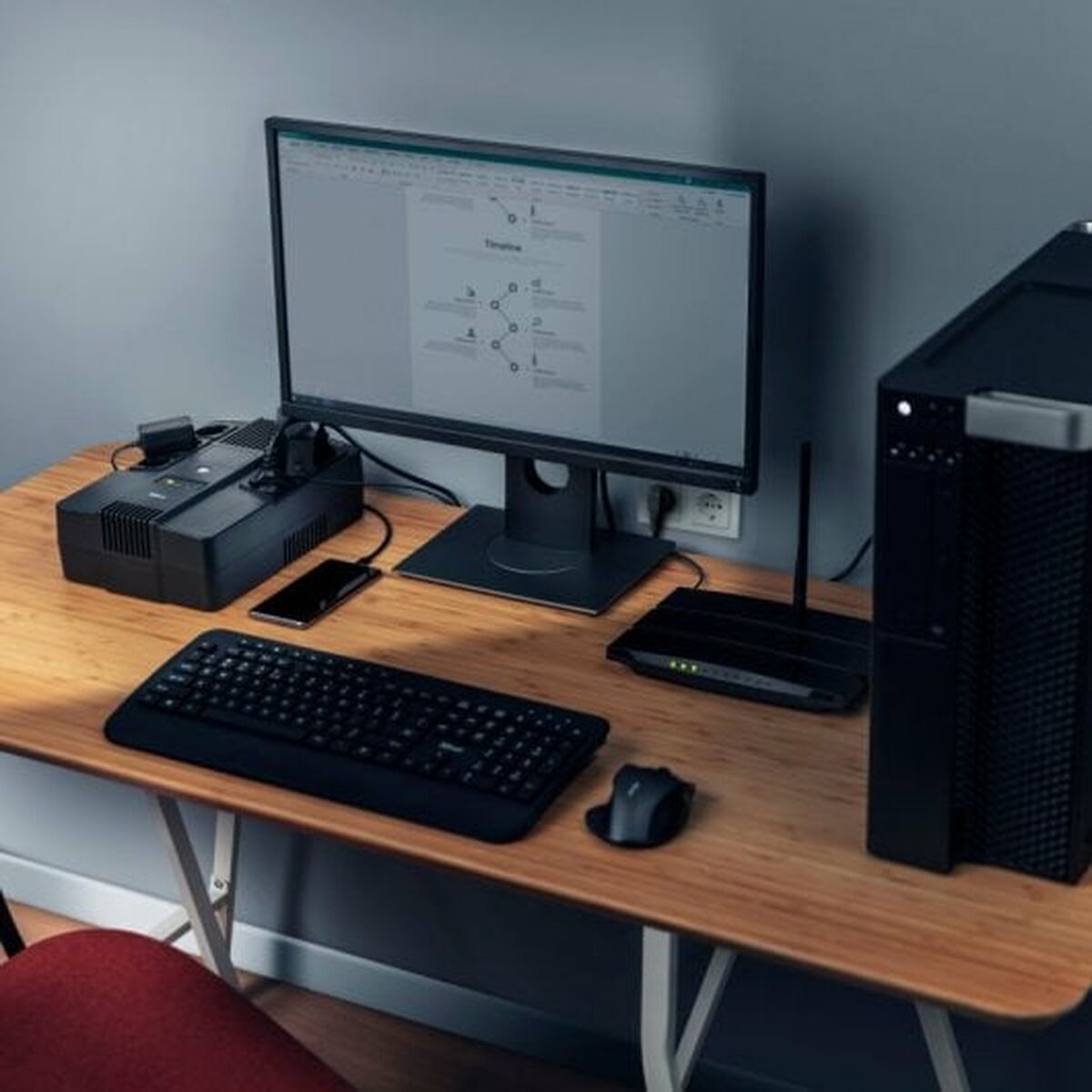 Uninterruptible Power Supply System Interactive UPS Trust 23326 800 VA-1