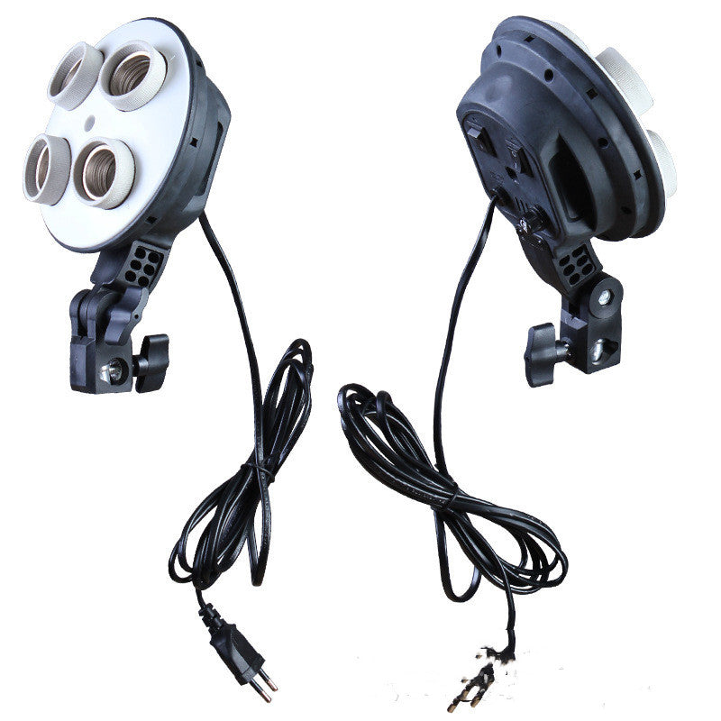 Ceramic quadruple lamp holder for studio shooting Raee